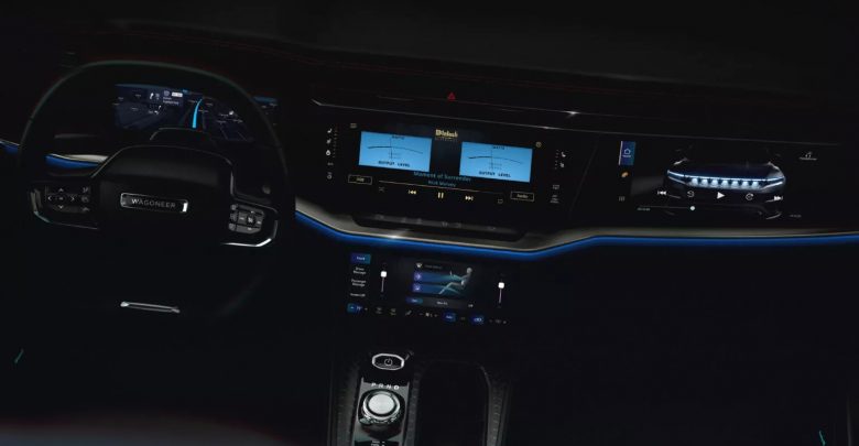 Csupa kijelző az új elektromos Jeep műszerfala is