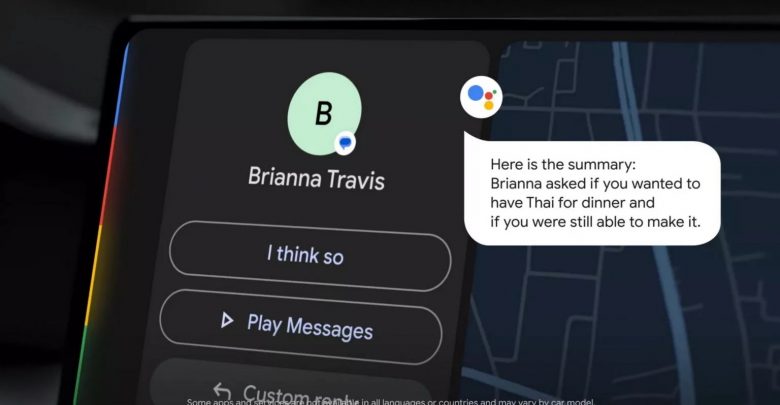 Összefoglalja az üzeneted és segít válaszolni vezetés közben az Android Auto