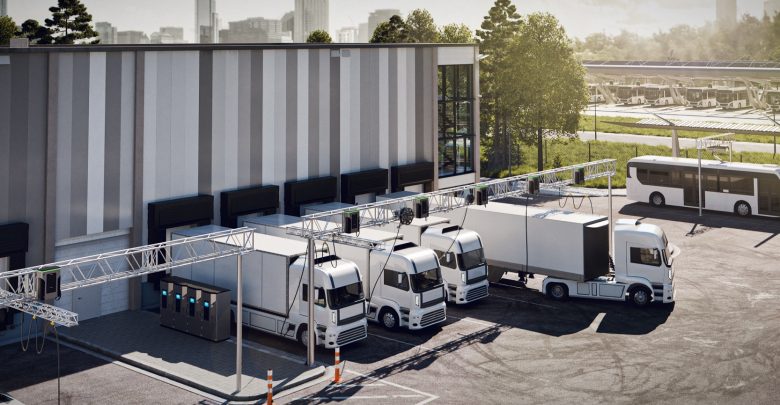 E-kamion töltőállomásokat telepít közösen az OMV és a Siemens