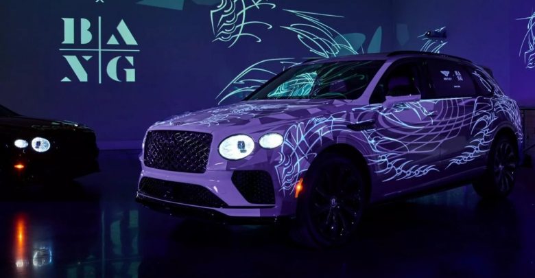 UV-fényben látható fényezést mutatott be a Bentley